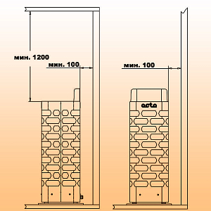 Электрическая каменка СТЭН ЭКМ 4 Octa gray 